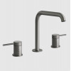 Смеситель для раковины, Gessi, 316 Intreccio, цвет-Steel Brushed