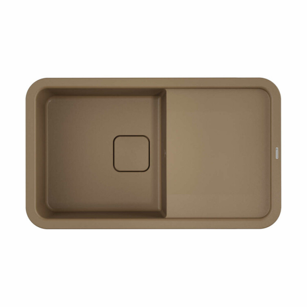 Мойка, OMOIKIRI, Tasogare, шгв 860*510*210, отверстия для смесителя-6 промаркированных, цвет-карамель