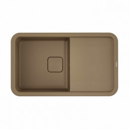 Мойка, OMOIKIRI, Tasogare, шгв 860*510*210, отверстия для смесителя-6 промаркированных, цвет-карамель