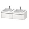 Тумба под раковину, Duravit, Ketho, шгв 1400*550*426, раковина-необходимо заказать, цвет-белый глянцевый