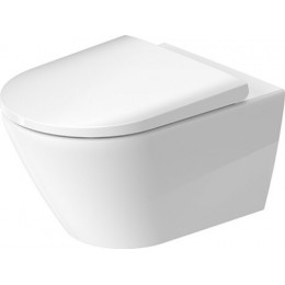 Унитаз, Duravit, D-Neo, подвесной, шгв 370*540*400, WonderGliss, цвет унитаза-белый (Glossy White, Bianco lucido)