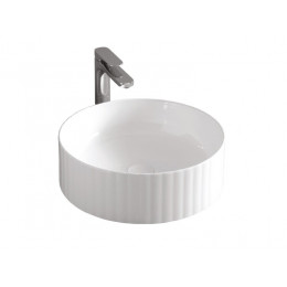 Раковина, Artceram, Millerighe, шгв 440*440*145, отверстия для смесителя-отсутствуют, цвет-Glossy White