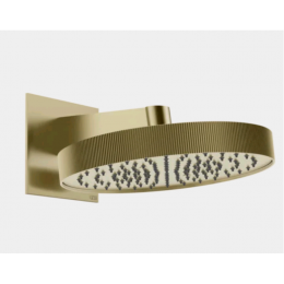 Верхний душ, Gessi, 300*300, цвет-латунь брашированная/шлифованная PVD(Brushed Brass PVD)