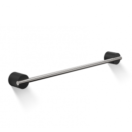 Полотенцедержатель, Decor Walther, Stone, шгв 450*45*40, цвет-сталь матовая/черный матовый