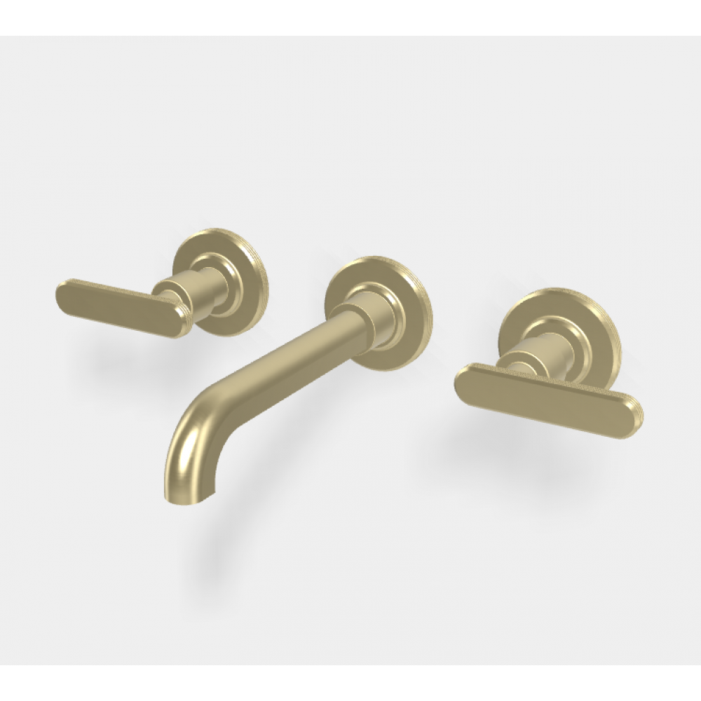 Смеситель для раковины, Fima Carlo Frattini, Park Lane, цвет-шампань брашированная