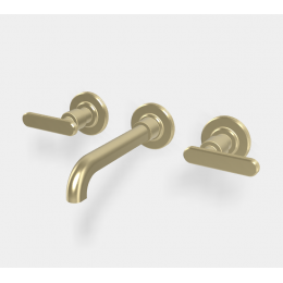 Смеситель для раковины, Fima Carlo Frattini, Park Lane, цвет-шампань брашированная