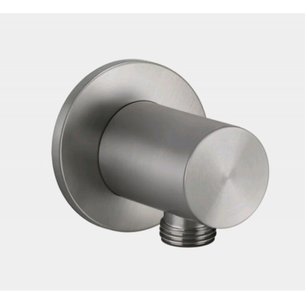 Шланговое подсоединение, Gessi, Shower316, цвет-Steel Brushed