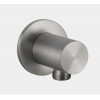 Шланговое подсоединение, Gessi, Shower316, цвет-Steel Brushed