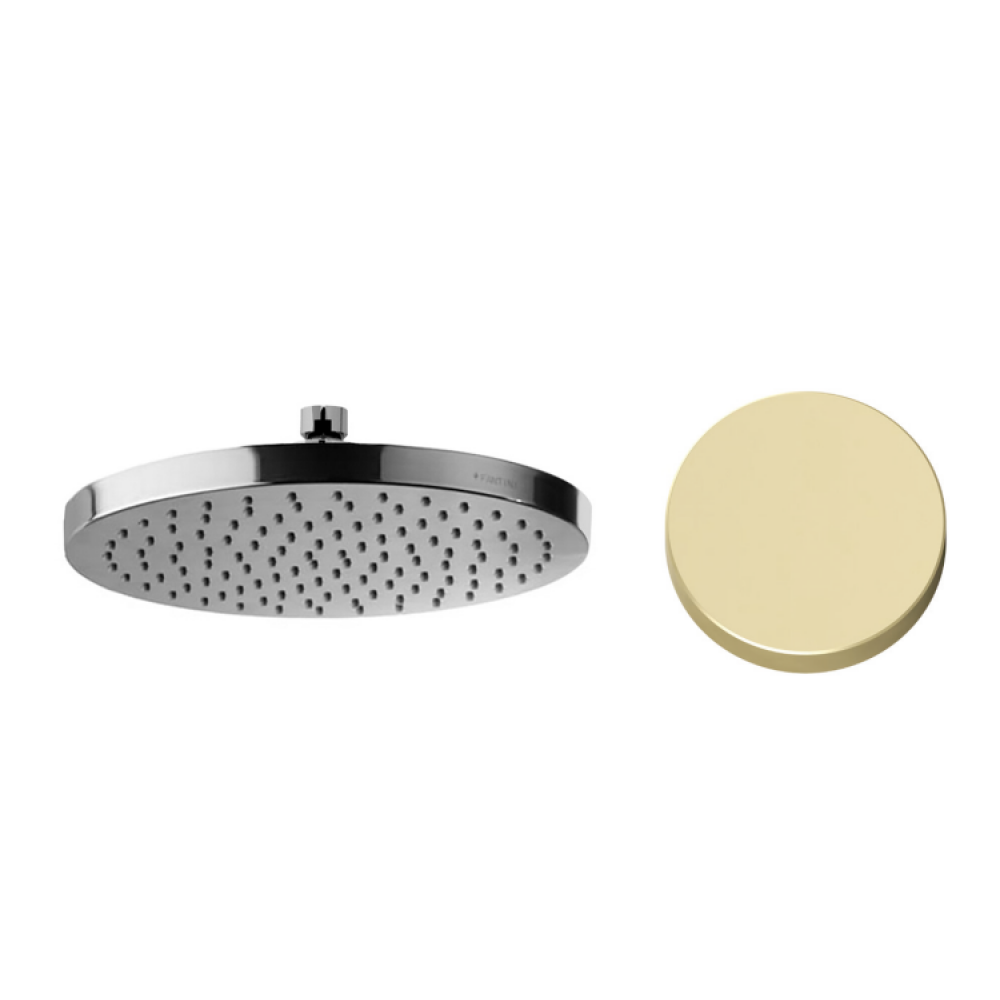 Верхний душ, Fantini, Sailing, 240*240, цвет-Matt British Gold PVD