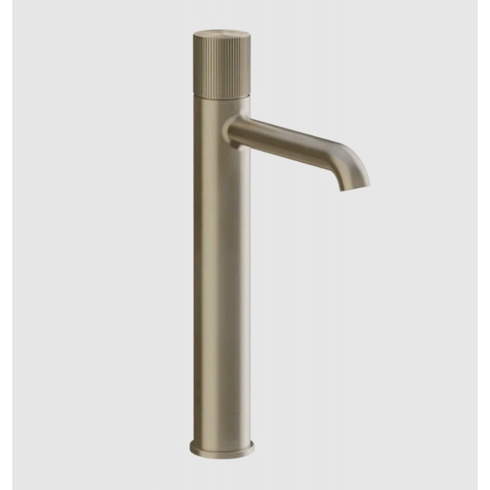 Смеситель для раковины, Gessi, Habito Rigato, цвет-Finox Brushed Nickel