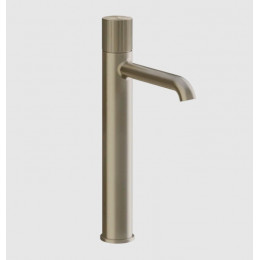 Смеситель для раковины, Gessi, Habito Rigato, цвет-Finox Brushed Nickel
