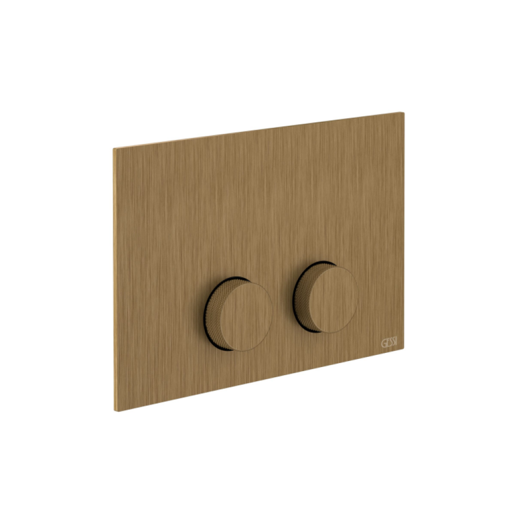 Клавиша смыва, Gessi, Anello, для унитаза, шгв 215*12*145, цвет-Antique Brass