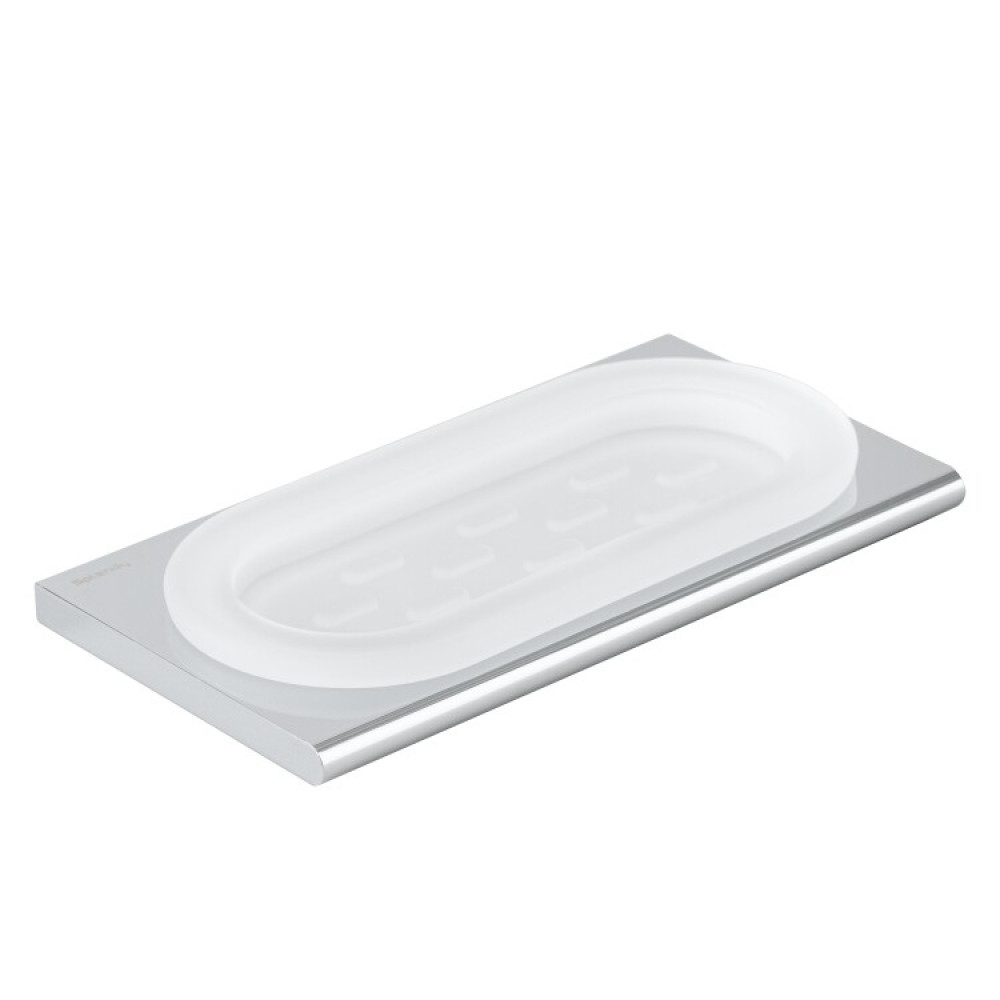 Мыльница, Splendy, Inspiration R, шгв 190*100*21.5, цвет-хром