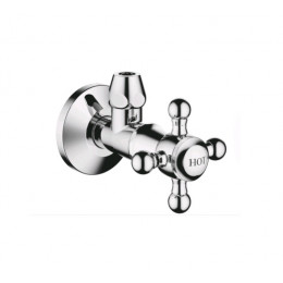 Вентиль, Dornbracht, Madison, угловой, 1/2", HOT, цвет-хром