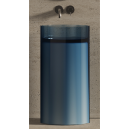 Раковина, DEA Design, Pedestal Basin, шгв 480*456*900, отверстия для смесителя-отсутствуют, цвет-Royal Blue