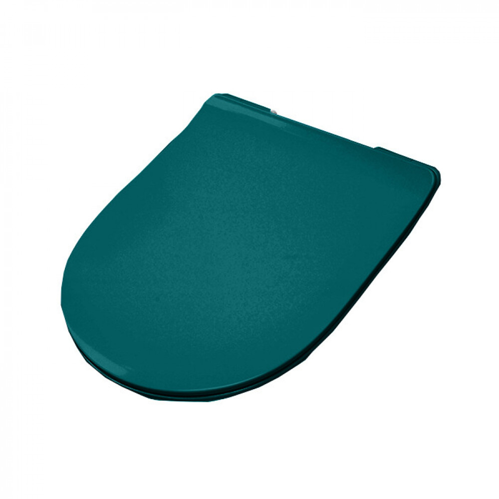 Сиденье для унитаза, Artceram, File 2.0, шг 360*510, цвет-Green foresta (ПРОДАЕТСЯ ТОЛЬКО В КОМПЛЕКТЕ С ОСНОВНЫМ ИЗДЕЛИЕМ)