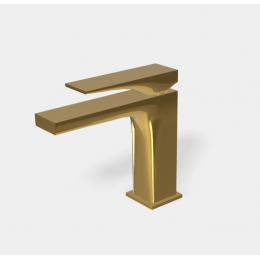 Смеситель для раковины, Fima Carlo Frattini, Zeta, цвет-золото