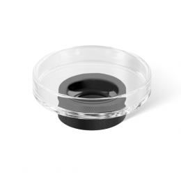 Мыльница, Decor Walther, Club, шгв 110*110*40, цвет-черный матовый (Matt Black, Nero Opaco)