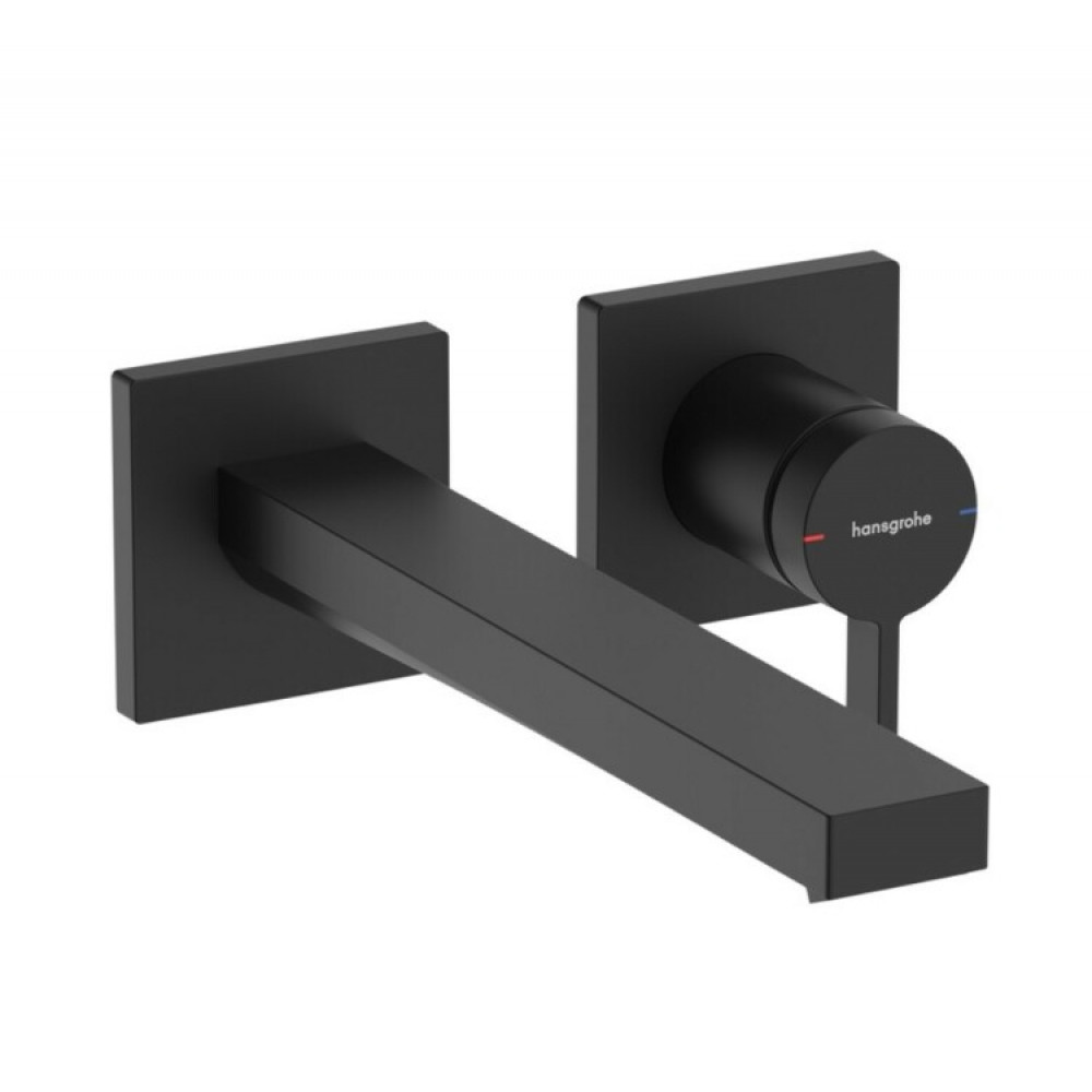 Смеситель для раковины, Hansgrohe, Tecturis E, цвет-черный матовый