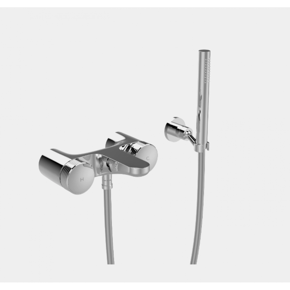 Смеситель для ванны, Fima Carlo Frattini, Texture Collection, H COLLECTION, цвет-золото