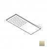 Верхний душ, Ritmonio, 200*500, цвет-Brushed Champagne Stainless Steel PVD