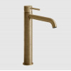 Смеситель для раковины, Gessi, 316 Meccanica, цвет-Warm Bronze Brushed PVD