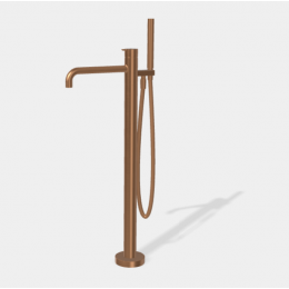 Смеситель для ванны и душа, Fima Carlo Frattini, Snap, цвет-бронза брашированная янтарная