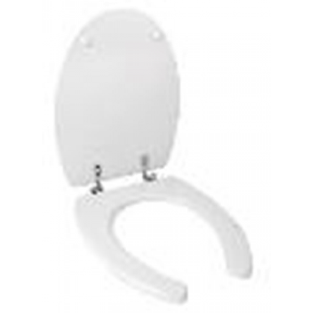 Сиденье для унитаза, Nofer, шг 365*440, цвет-белый матовый