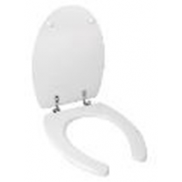 Сиденье для унитаза, Nofer, шг 365*440, цвет-белый матовый