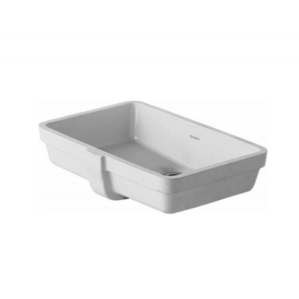 Раковина, Duravit, Vero, шгв 485*315*160, отверстия для смесителя-отсутствуют, WonderGliss, цвет-белый