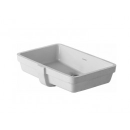 Раковина, Duravit, Vero, шгв 485*315*160, отверстия для смесителя-отсутствуют, WonderGliss, цвет-белый