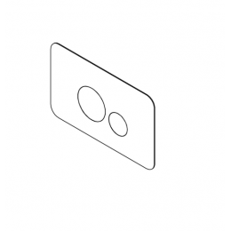 Клавиша смыва, Ritmonio, для унитаза, шгв 260*8*160, цвет-бронза темная брашированная (Brushed Dark Bronze)