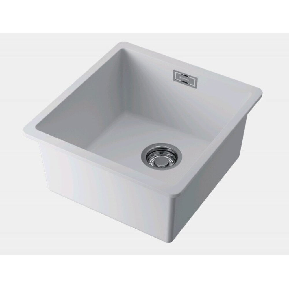 Мойка, Omoikiri, Kata, шгв 400*420*220, отверстия для смесителя-отсутствуют, цвет-белый