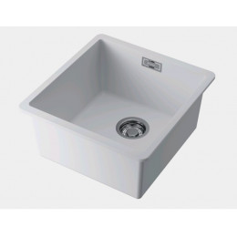 Мойка, Omoikiri, Kata, шгв 400*420*220, отверстия для смесителя-отсутствуют, цвет-белый