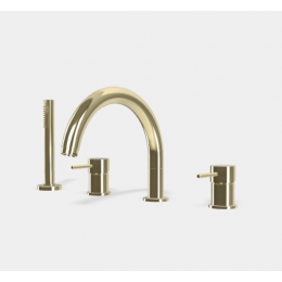 Смеситель для ванны, Fima Carlo Frattini, Spillo Up, цвет-шампань