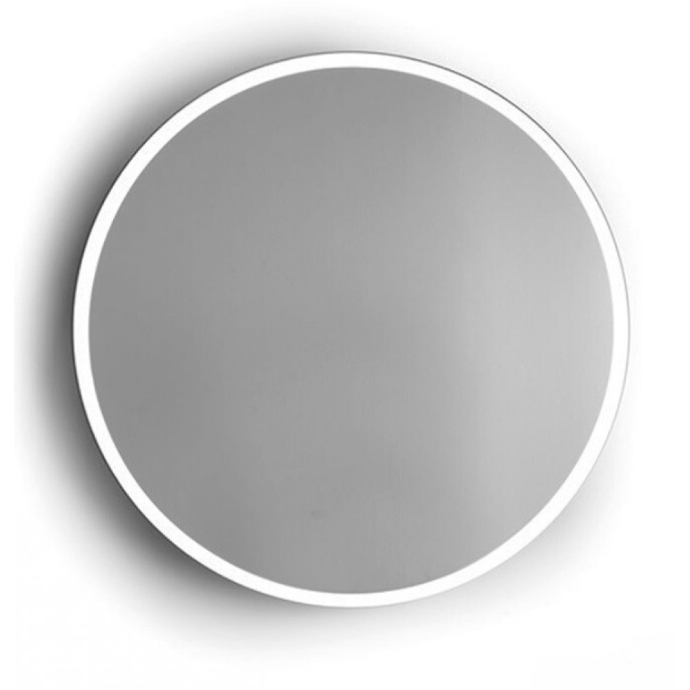 Зеркало, Bertocci, Design, круглое, шв 600*600, с подсветкой, цвет рамы-белый матовый