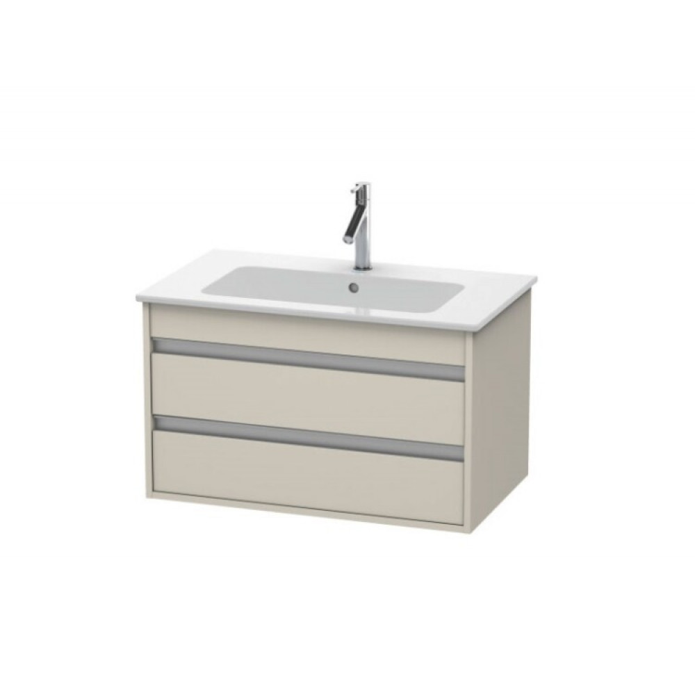 Тумба под раковину, Duravit, Ketho, шгв 800*475*480, раковина-необходимо заказать, цвет-серо-коричневый матовый