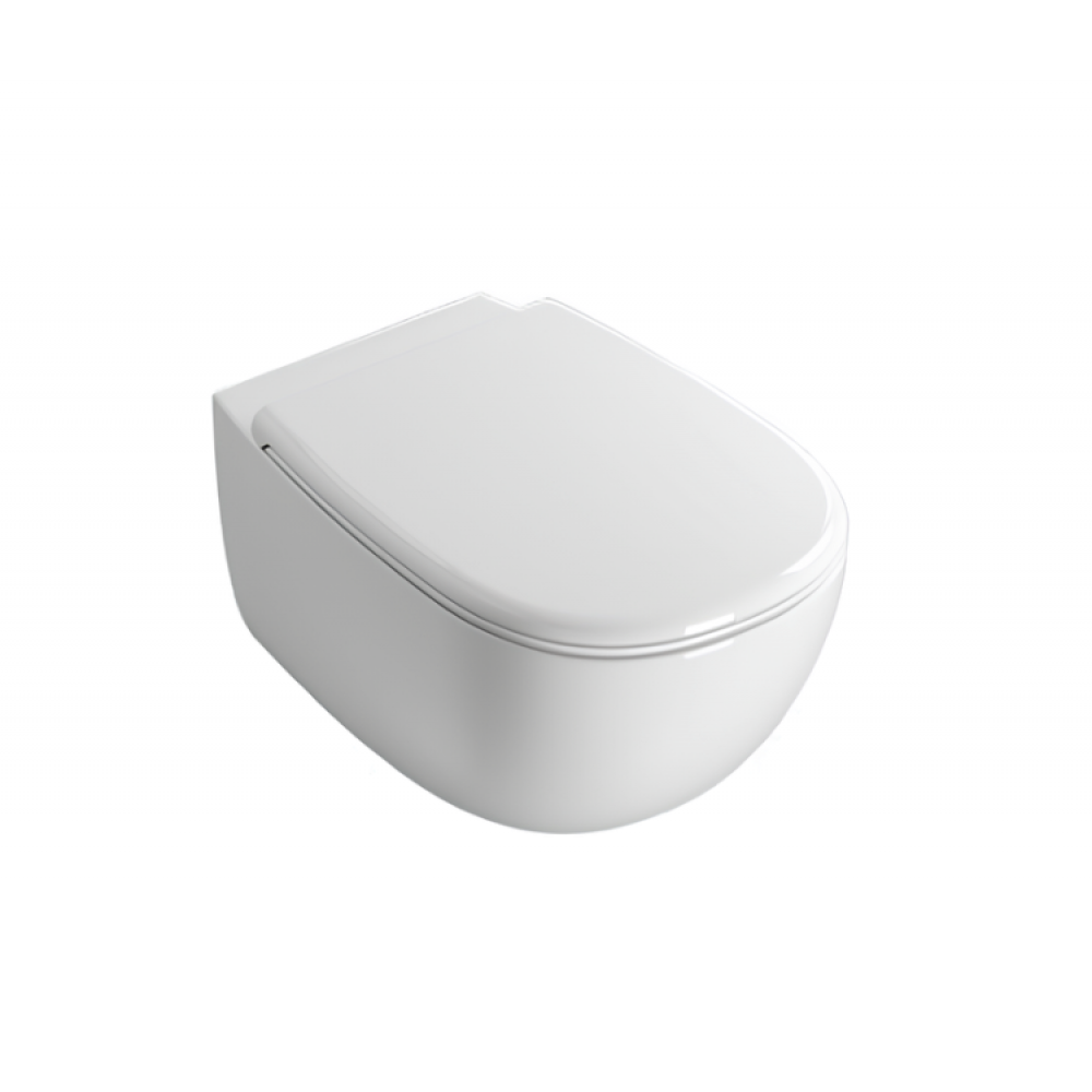 Унитаз, Globo, DAILY, подвесной, шгв 350*530*330, цвет-белый матовый (Matt White, Bianco Opaco)