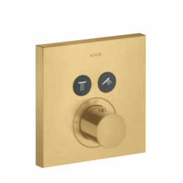 Смеситель для душа, Axor, Axor ShowerSolutions, на 2 потребителя, цвет-шлифованное золото
