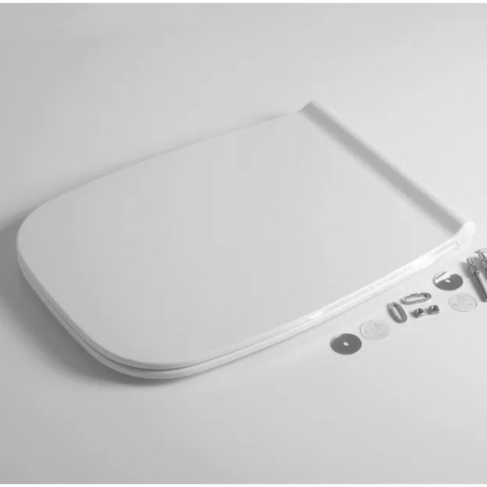 Сиденье для унитаза, Alice, NUR, цвет-белый матовый