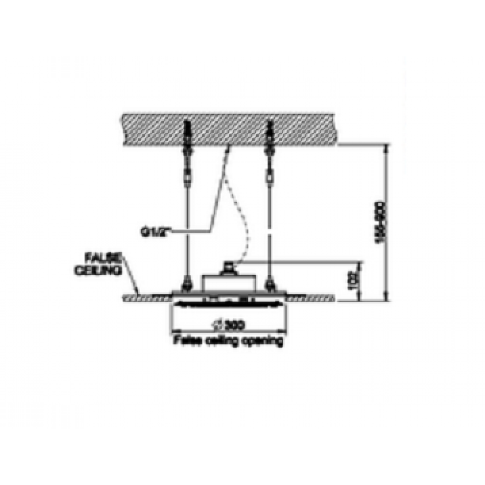 Внутренняя часть, Gessi, Inciso, для душевой системы, Mirror Steel