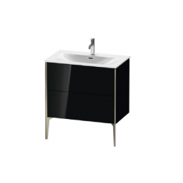 Тумба под раковину, Duravit, XViu, шгв 810*480*591, раковина-необходимо заказать, цвет-черный глянцевый