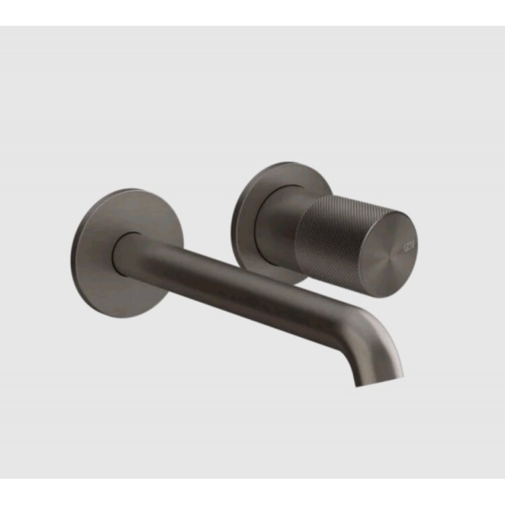 Смеситель для раковины, Gessi, Habito Diamantato, цвет-Black Metal Brushed PVD