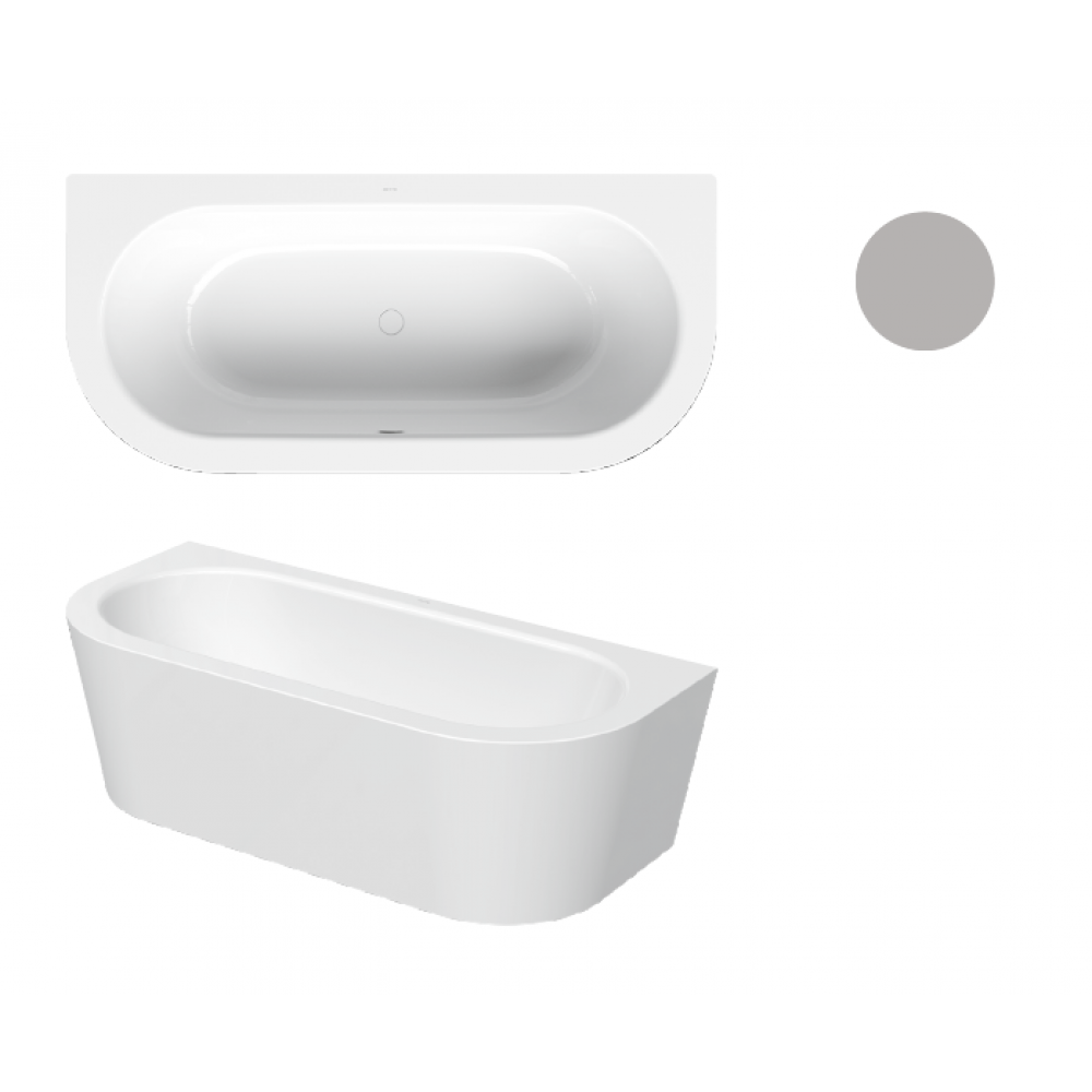 Ванна, Bette, BetteStarlet I Silhouette, шгв 1650*750*420, цвет-Flanell