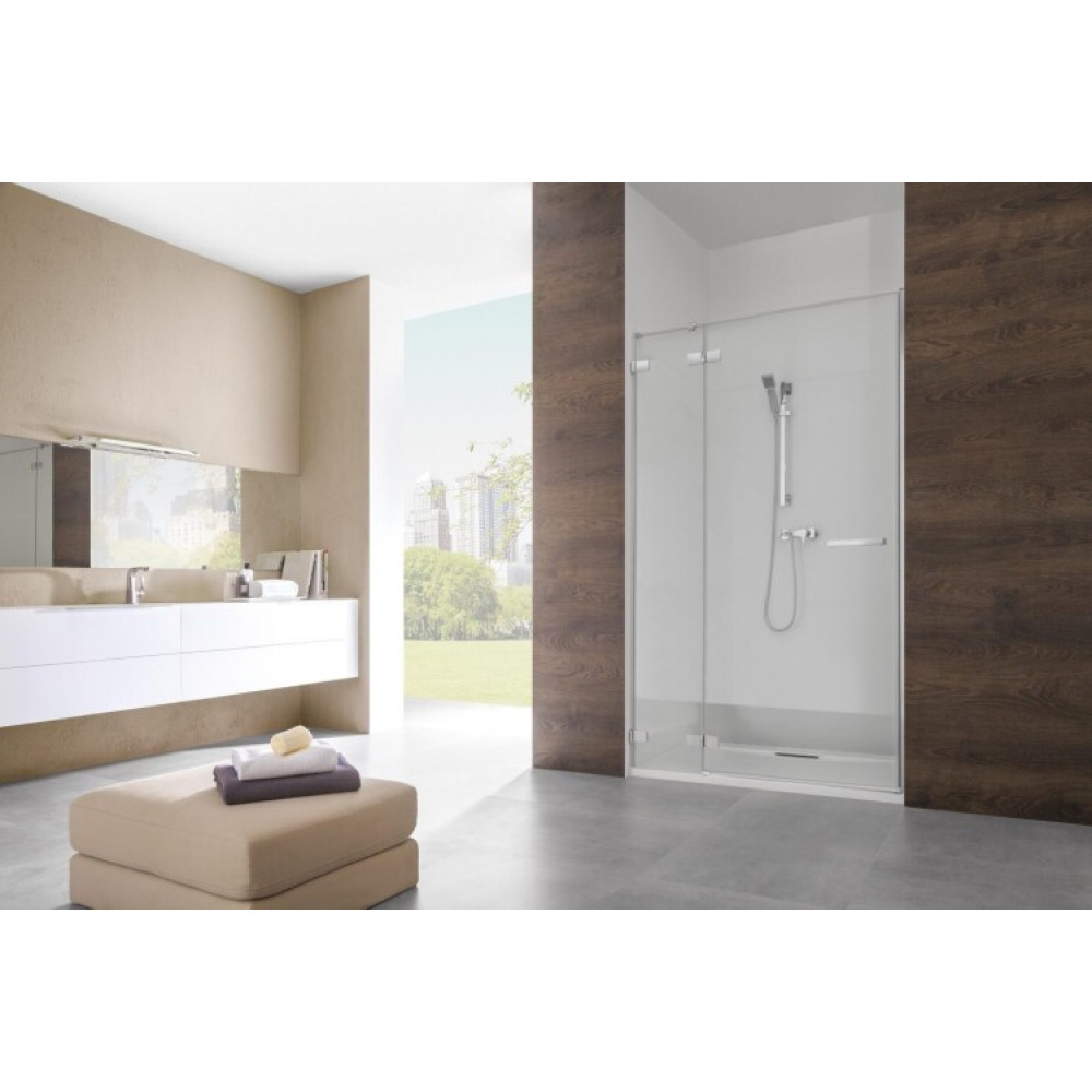 Неподвижная стенка, Radaway, Euphoria DWJ, левосторонняя, шв 443*2000, хром, цвет стекла-прозрачный, Easy Clean