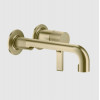 Смеситель для раковины, Gessi, Inciso, цвет-Brushed Brass PVD