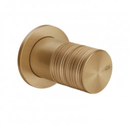 Смеситель для душа, Gessi, Habito Trame, на 1 потребитель, цвет-Warm Bronze Brushed PVD