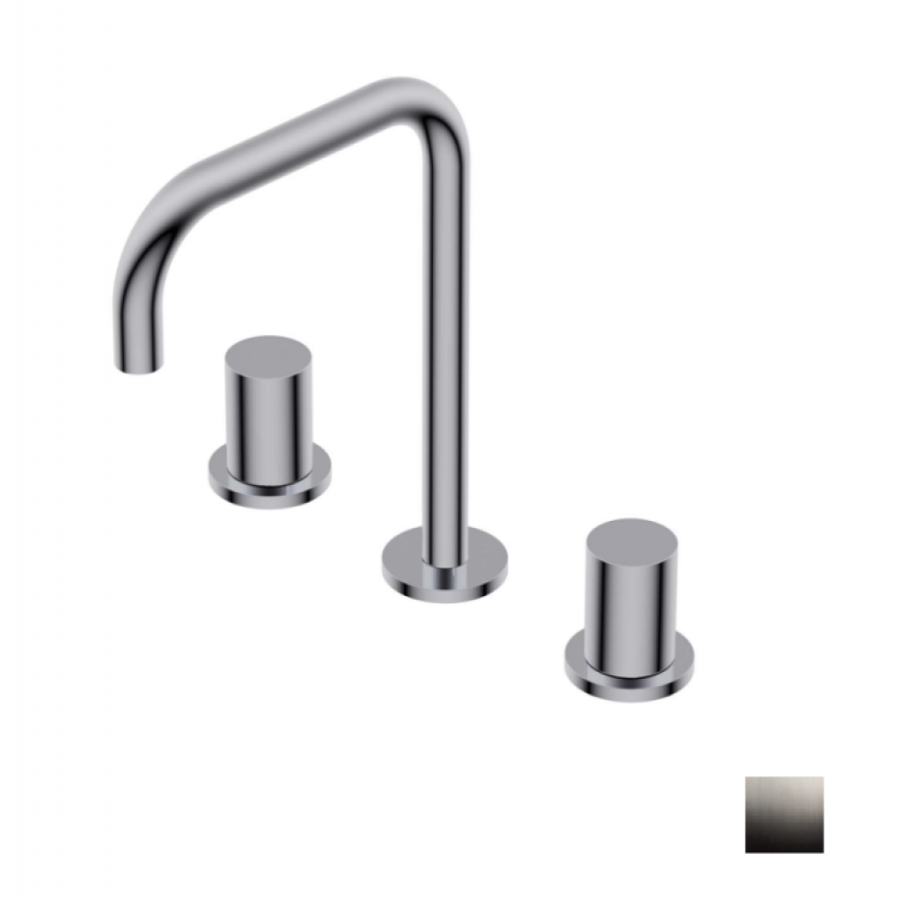 Смеситель для раковины, Ritmonio, Diametro35 S, цвет-Brushed Black Chrome