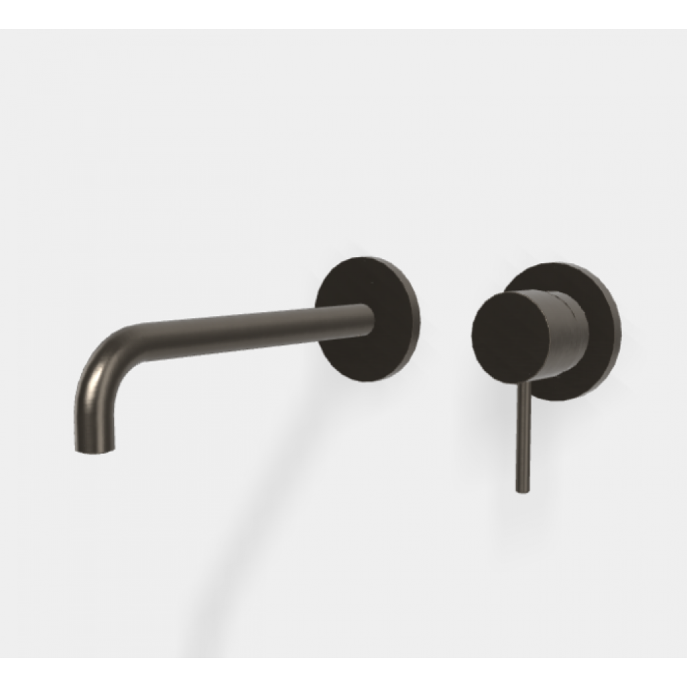 Смеситель для раковины, Fima Carlo Frattini, Spillo Up, цвет-брашированный черный хром