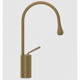 Смеситель для раковины, Gessi, Goссia, цвет-Antique Brass